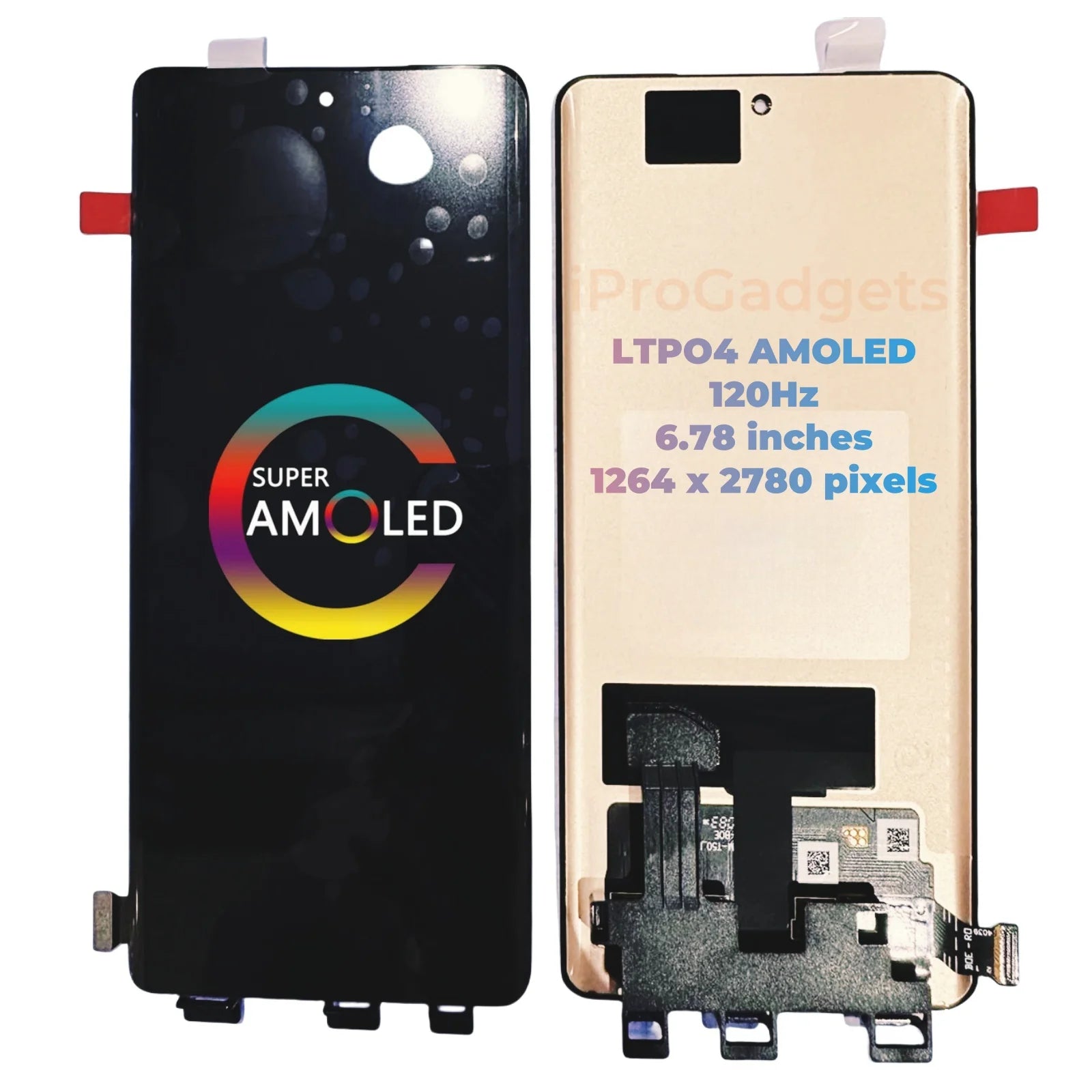 Replacement New Display For Realme GT 6 GT6 5G RMX3851 AMOLED