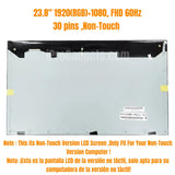 Pantalla LCD AIO de repuesto para PC todo en uno HP 205 G8 24 de 23,8 pulgadas HD
