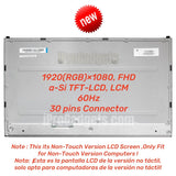 Reemplazo para Lenovo IdeaCentre 3-24IMB05 3-24ARE05 Panel de pantalla LCD de 23,8" 5D10W33942 versión no táctil