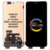 Replacement AMOLED Display Touch Screen For Realme GT Neo 3 RMX3561 RMX3560