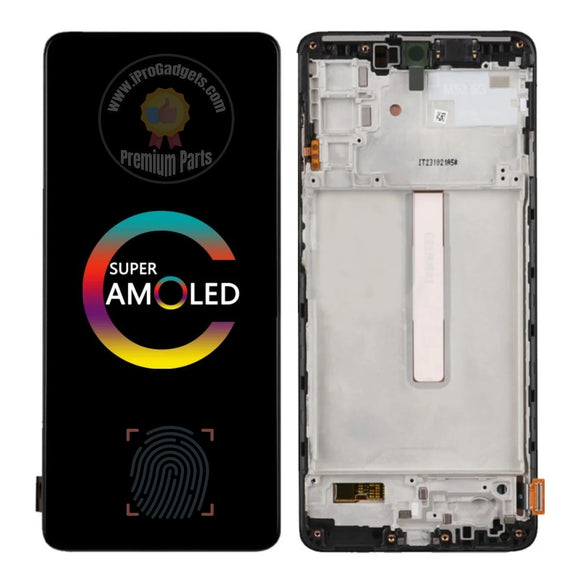 Pantalla táctil AMOLED de repuesto con marco para Samsung Galaxy M52 5G SM-M526B SM-M526B/DS SM-M526BR
