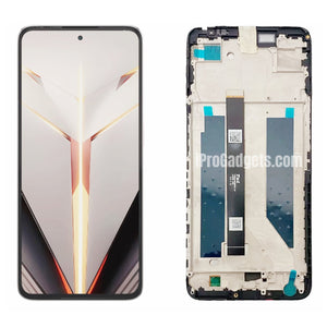 Replacement New Display for ZTE nubia Neo 2 Neo2 5G Z2352N LCD Touch Screen With Frame Assembly Black