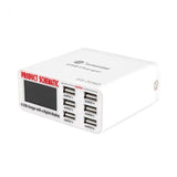 SS-304D Universal 6 Ports USB Quick Charger Station