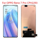 Replacement New Display for OPPO Reno7 Pro CPH2293 PFDM00 AMOLED Touch Screen Assembly Support Fingerprint