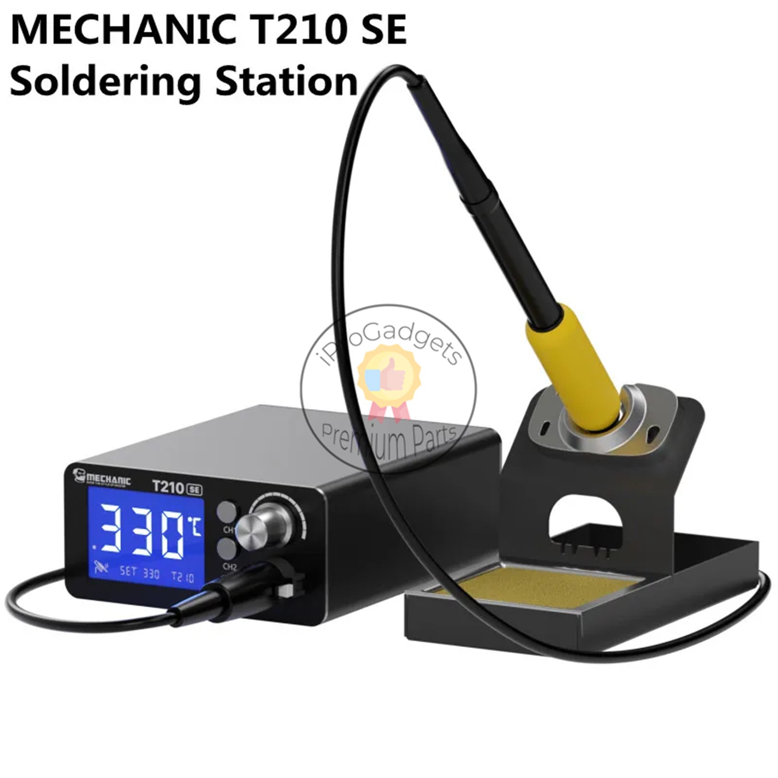 Mechanic T210 SE LED Digital Soldering Station for Mobile Phone Repair Quick Heating Universal C210 Iron Tip Welding Platform iProGadgets