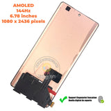 Replacement New Display for Tecno Camon 40 Pro 4G CM6 5G CM7 AMOLED Touch Screen With Frame Assembly OEM