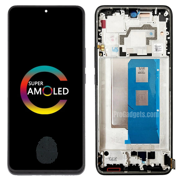 Pantalla táctil AMOLED de repuesto con marco para Xiaomi Poco F5 Pro 23013PC75G
