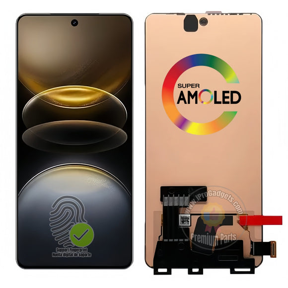 Replacement New Display for Vivo iQOO Neo9 5G V2338A Neo 9 Pro I2304 144Hz AMOLED Touch Screen With Frame Assembly