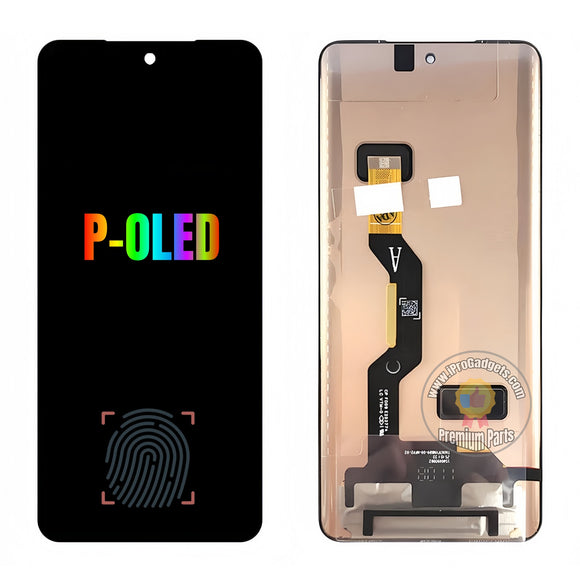 Replacement New Display for Motorola Edge 60 5G XT2505-1 XT2505-4 120Hz OLED Touch Screen Assembly Black