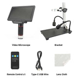 AiXun Digitalmikroskop DM21 7 Zoll HD-Display 5X-528X Biologisches Mikroskop Digitale Messung