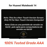 Replacement New Display for Huawei MateBook 14 KLV-W19 KLV-W29 LCD Screen Assembly Non-Touch Version