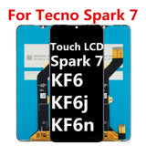 Ersatz-LCD-Display und Touchscreen für Tecno Spark 7 KF6 KF6j KF6i KF6k