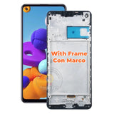 Ersatz-LCD-Display, Touchscreen mit Rahmen für Samsung Galaxy A21S A217 A217F SM-A217F/DS A217H