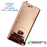 Replacement New Display for Oppo Reno10 Pro+ 5G PHU110 CPH2521 AMOLED Touch Screen With Frame Assembly