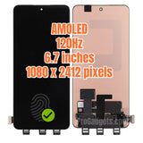 Replacement New Display for Oppo Reno11 F Reno 11F 5G CPH2603 AMOLED Touch Screen Assembly