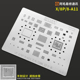 AMAO BGA CPU Reballing Stencil Template For iPhone 6 to 12 Series