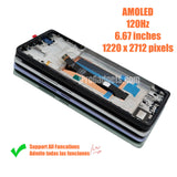 Replacement New Display for Xiaomi Redmi Note 14 Pro+ 5G 24115RA8EG 24115RA8EC 24115RA8EI AMOLED Touch Screen With Frame Assembly