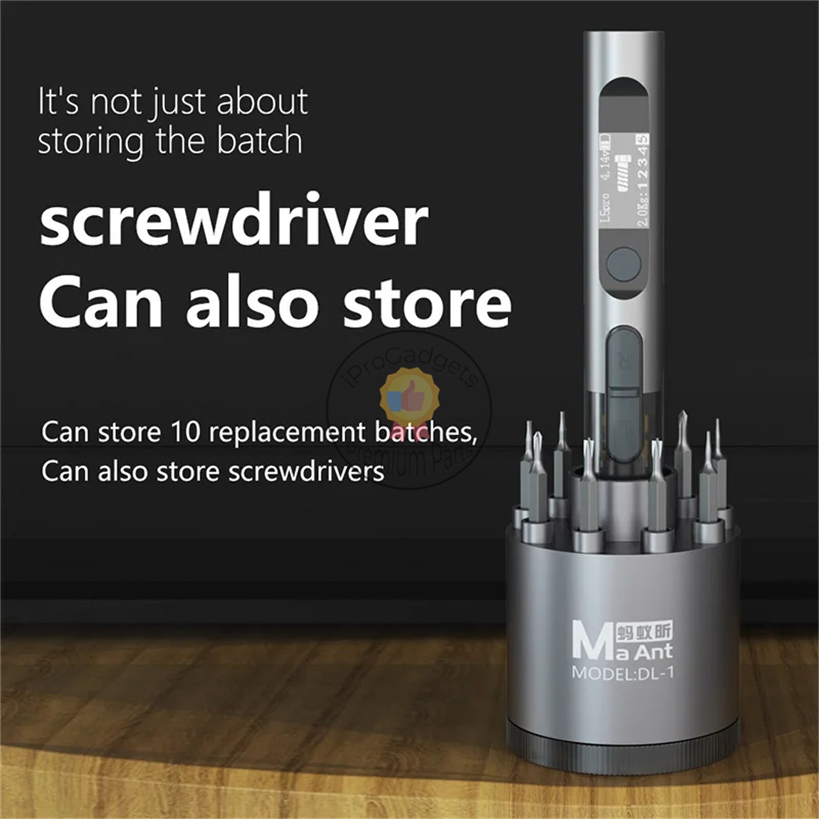 Rotatable Screwdriver MaAnt DL-1 Rotating Screwdriver Storage Base Multi-function Multiple ...