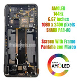 Replacement AMOLED Display For Xiaomi Black Shark 5 5G PAR-H0 RS 5RS KSR-A0 144Hz Touch Screen Digitizer With Frame Assembly
