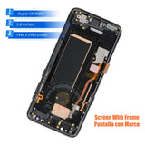 Ersatz für Samsung Galaxy S8 G950 G950F OEM LCD-Display Touchscreen Montage mit Rahmen Schwarz Silber Blau Rose AMOLED OEM