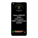 Replacement New Display for Asus Zenfone 10 AI2302 5G 144Hz AMOLED Touch Screen Assembly Black