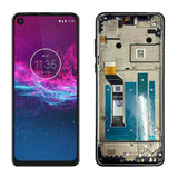 Pantalla táctil LCD de repuesto con marco para Motorola One Action XT2013 XT2013-1 XT2013-2 XT2013-4