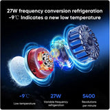 Nubia RedMagic Cooler 4 Pro Radiator Magnetic Ice FunCooler LED 27W Semiconductor Heat Dissipation Cooling for Game Phone