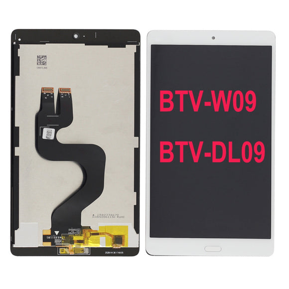 Replacement LCD Display Tocuh Screen for Huawei MediaPad M3 8.4 BTV-W09 BTV-DL09 White