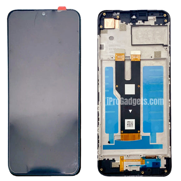 Replacement New Display for ZTE Axon 50 Lite 8050 LCD Touch Screen Digitizer With Frame Assembly