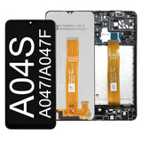 Replacement LCD Display Touch Screen With Frame For Samsung Galaxy A04S SM-A047F
