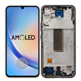 Pantalla táctil AMOLED de repuesto con marco para Samsung Galaxy A34 5G A346B A346U A346E