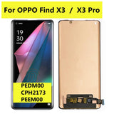 Replacement for Oppo Find X3 Pro X3Pro CPH2173 PEEM00 AMOLED LCD Touch Screen Assembly