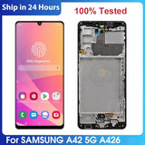 Replacement Display For Samsung Galaxy A426F A42 5G SM-A426B A426U AMOLED Touch Screen Assembly With Frame Assembly