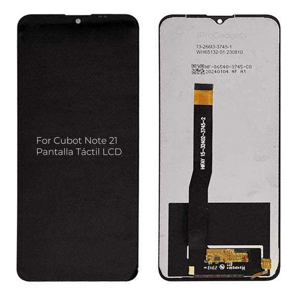 Asamblea de pantalla táctil de la exhibición del LCD del reemplazo para Cubot Note 21