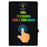 Replacement New Display for Samsung Galaxy Tab S9 FE+ 5G SM-X610 SM-X616B X610 X616 LCD Touch Screen Assembly