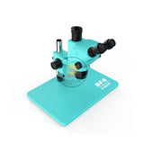 RF4 6.5X-65X High Quality Research Electronic Components B1 Big Base PCB SMD Repair Stereo Zoom Microscope RF6565TVP