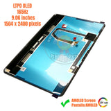 Replacement New Display for ZTE nubia RedMagic Astra NP05J Tablet 3 Pro 9.06 inch OLED Touch Screen Digitizer Assembly Black