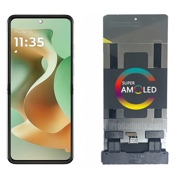 Replacement New Display for Motorola Razr 60 5G 2025 6.9 inch Foldable LTPO AMOLED Touch Screen Assembly