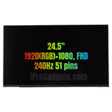 Replacement New Display for Dell Alienware AW2518HF 240Hz LCD Screen Panel 24.5 inch