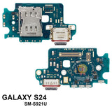Replacement Charging Board for Samsung Galaxy S24 SM-S921B S921U S921E S921N USB Charge Port Dock Connector Socket Flex Cable