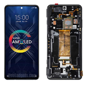 Replacement AMOLED Display For Xiaomi Black Shark 5 5G PAR-H0 RS 5RS KSR-A0 144Hz Touch Screen Digitizer With Frame Assembly
