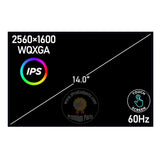 Replacement New Display NE140QDM-K61 14.0 inch Laptop LCD Screen Panel 60Hz 0TW8Y2 2560x1600