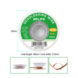 RELIFE RL-20A Soldering Tape Efficient Tin Removal Wire