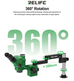 RELIFE MS1 Foldable Microscope Arm Stand 360° Rotation Multi-Angle Adjustable Space-Saving Design