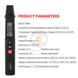 FY8861 Wood Moisture Meter Digital Wood Moisture Detector Professional 2 Pins Wood Humidity Tester Pen-Type Portable Timber