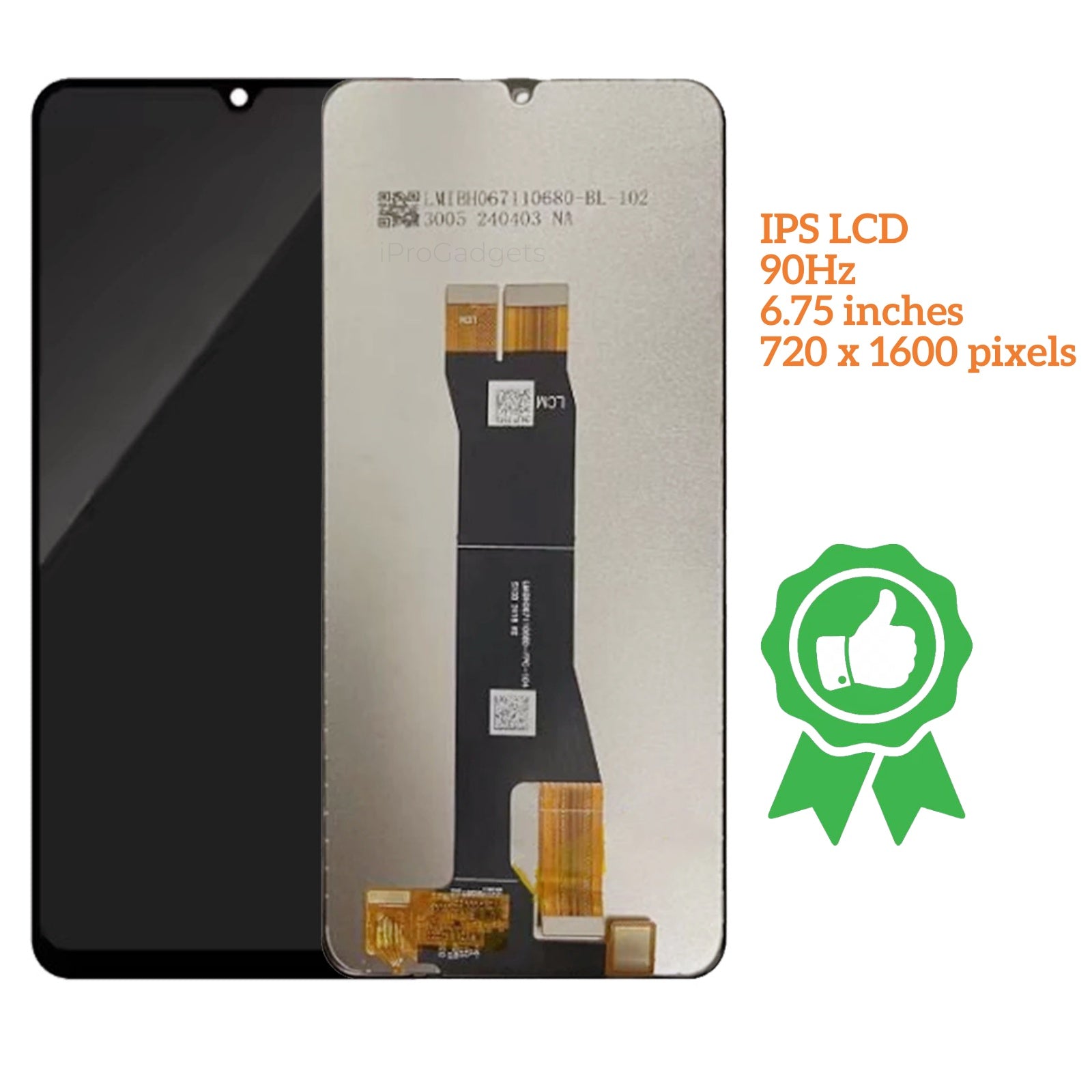 Replacement LCD Display Touch Screen Assembly For ZTE Blade V50