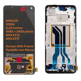 Pantalla táctil AMOLED de repuesto con marco para OPPO Realme GT Neo 3T RMX3372 RMX3371