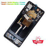 Replacement OLED Display for Motorola Edge 30 Fusion XT2243-1 Touch Screen With Frame Assembly Black OEM