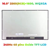Replacement New Display for Acer Predator Helios PH16-71 Laptop LED LCD Screen Panel KL.1600E.013 240hz