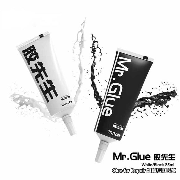 2UUL Mr White Black Glue 25ML Multifunktionaler, schnell trocknender Klebstoff
